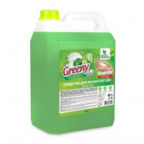 Средство для мытья посуды "Greeny" Premium "Лайм и мята" 5 кг. Clean&Green CG8041