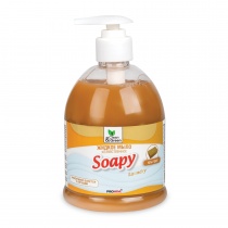 Жидкое мыло "Soapy" хозяйственное с дозатором 500 мл. Clean&Green CG8065